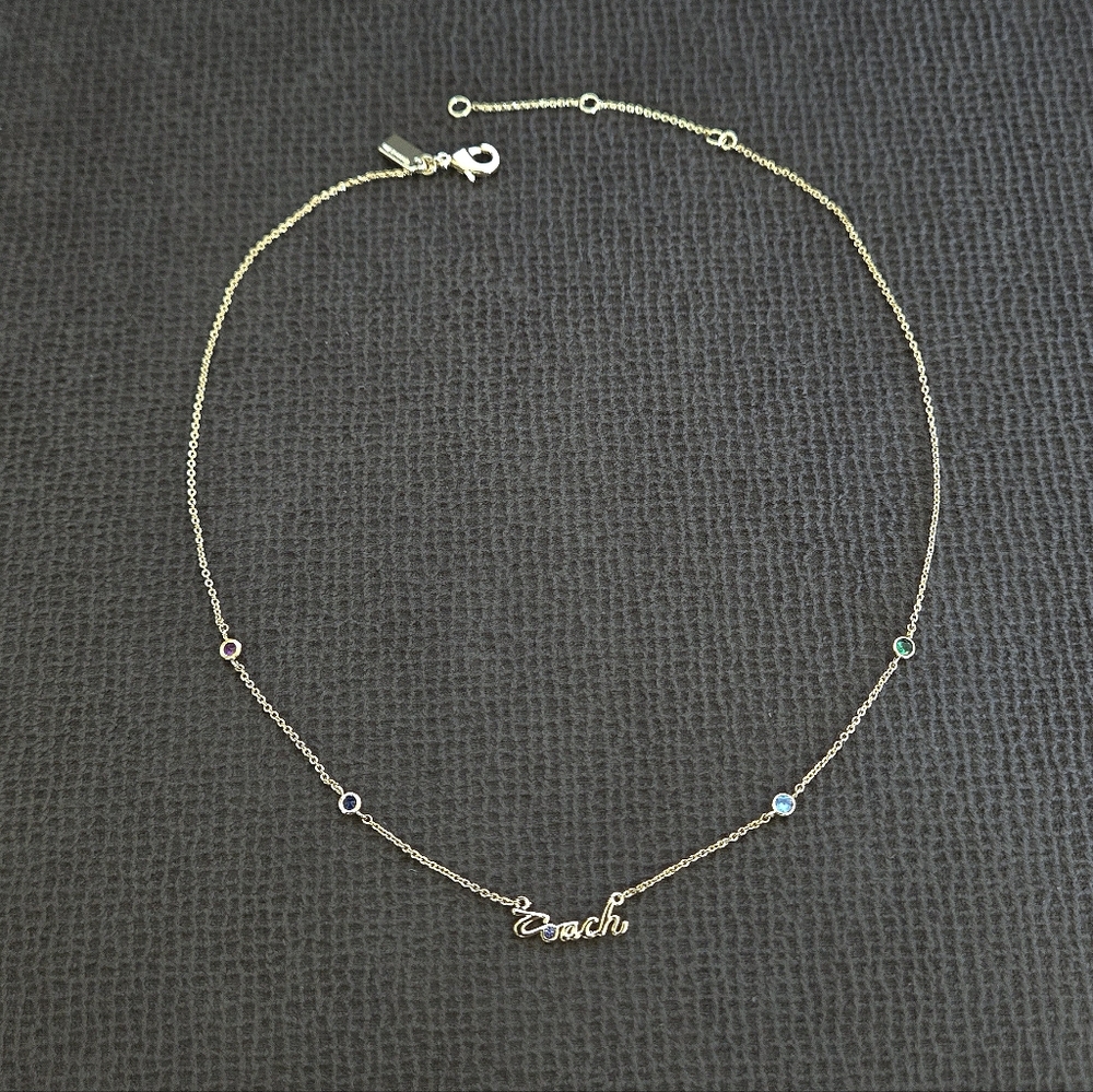 Coach Stationary Script🖋 "Coach" Necklace - Picture 5 of 15